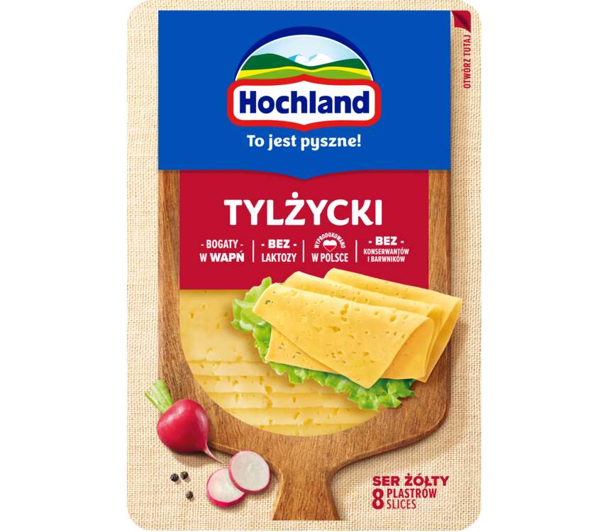 Hochland Ser żółty Tylżycki 135 g