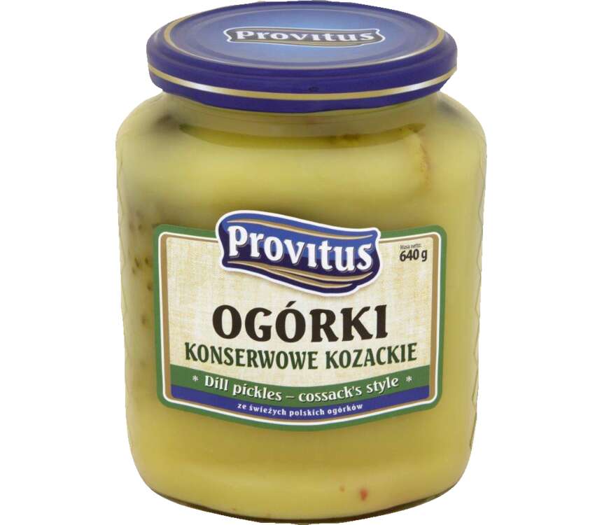 Provitus Ogórki Kozackie  300/640g kaufland.pl