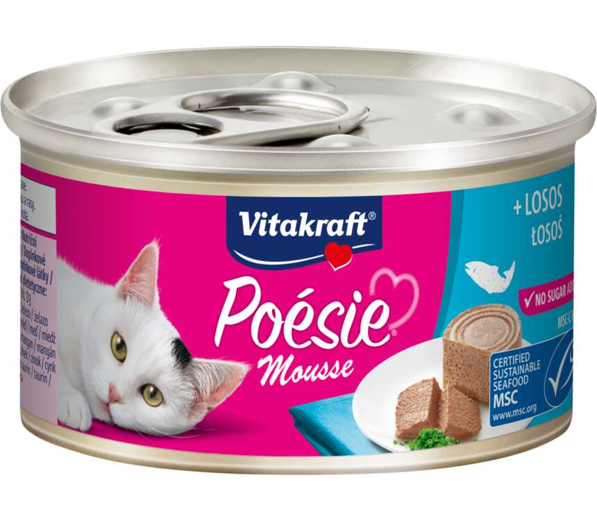 Vitakraft Karma dla kota mokra łosoś 85 g
