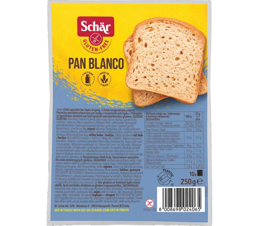 Dr. Schär Pan Blanco chleb 250 g