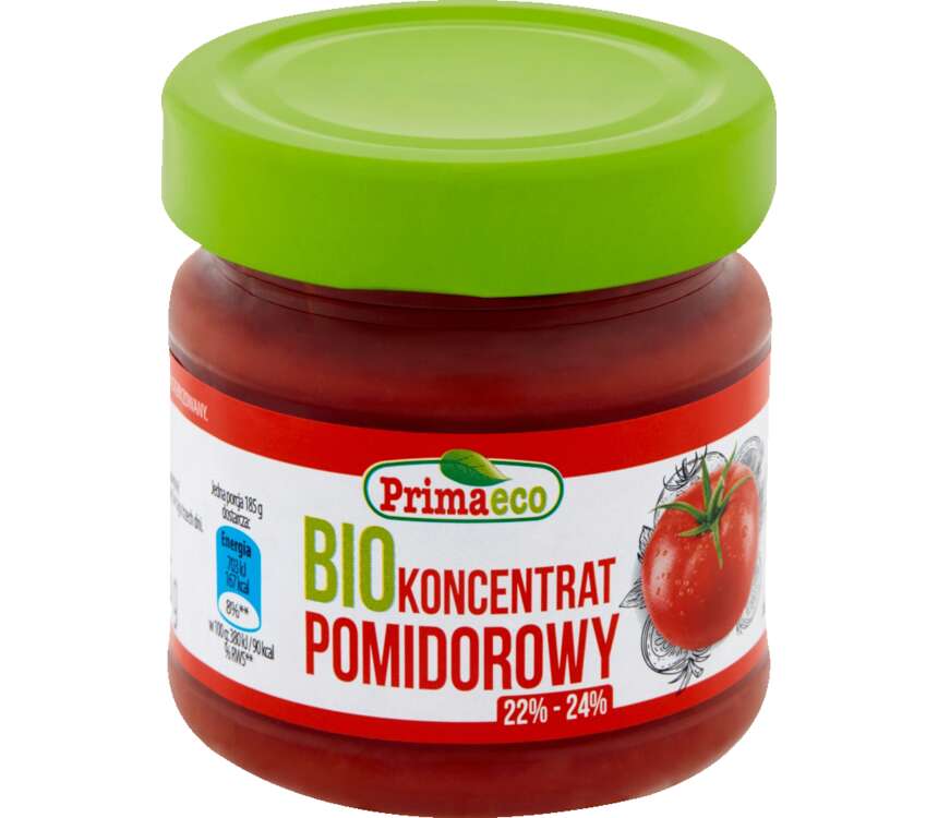 PrimaEco Koncentrat pomidor. 22-24% BIO 185 G