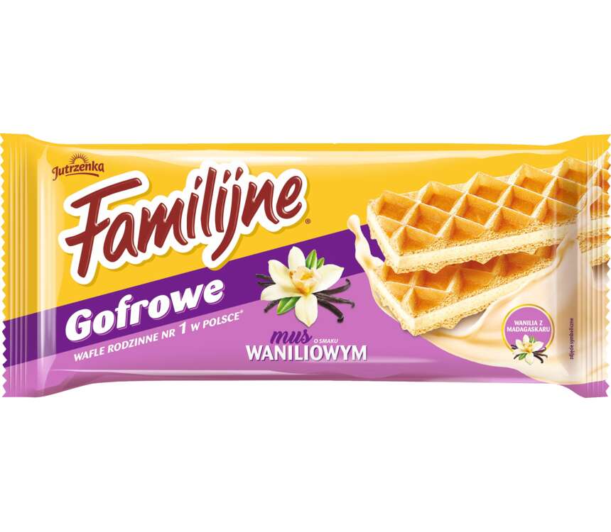 Familijne Wafle gofrowe waniliowe 130 g kaufland.pl