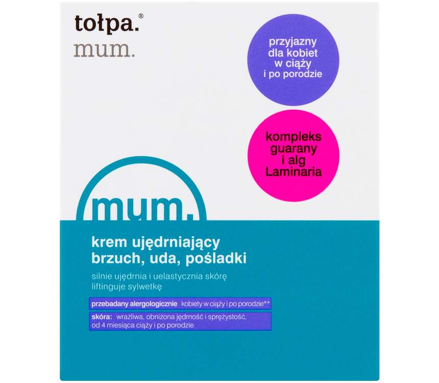 Tołpa Mum Krem ujędrniający brzuch uda pośladki 250 ml