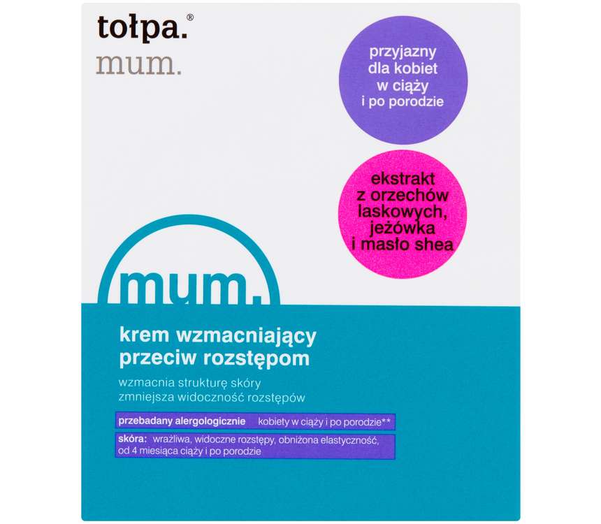 Tołpa Mum Krem wzmacniający przeciw rozstępom 250 ml