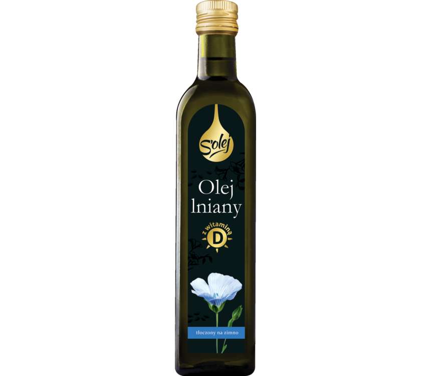 Oleofarm Olej lniany z wit. D tłoczony na zimno 250 ml kaufland.pl