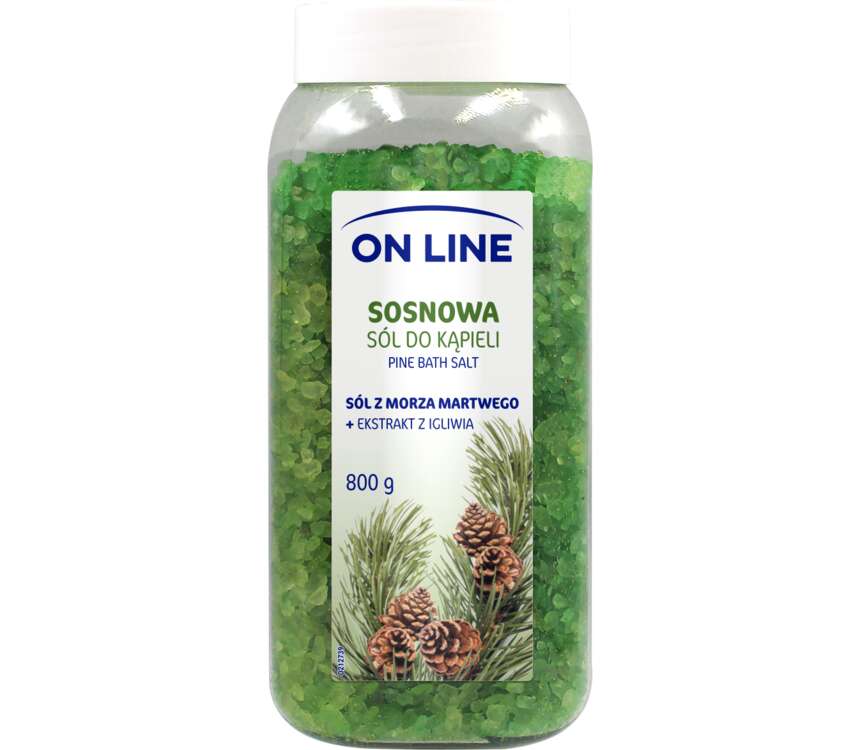 On Line Sól do kąpieli sosnowa 800 g