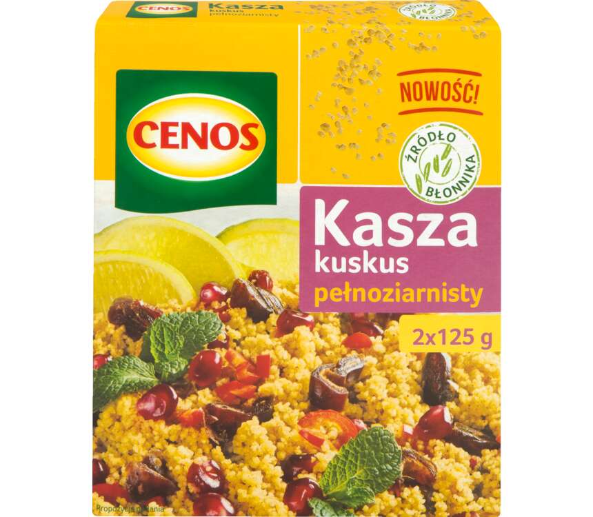 Cenos Kuskus pełnoziarnisty 2x125 g kaufland.pl