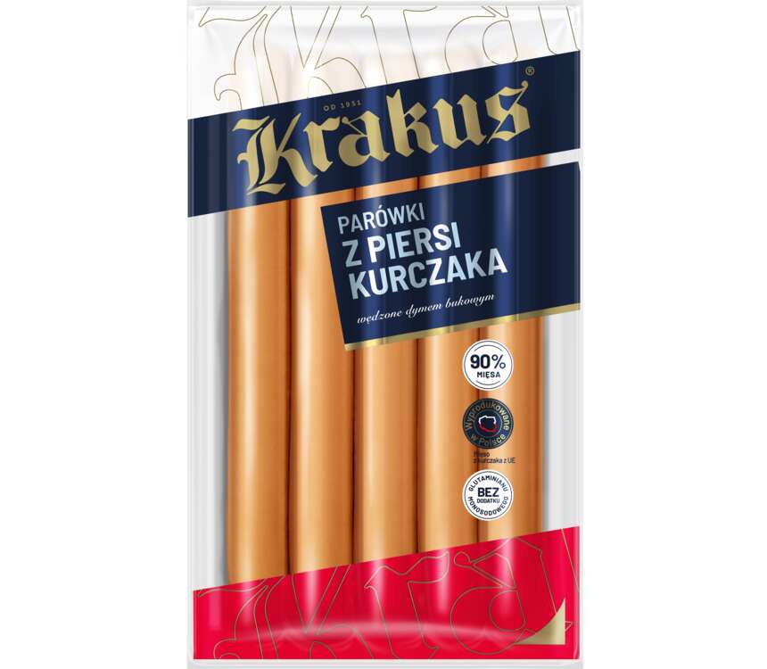 Krakus Parówki z piersi kurczaka 200 g kaufland.pl