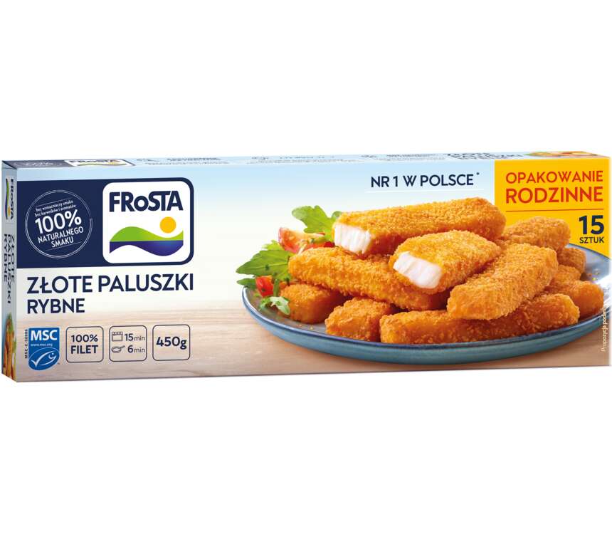 Frosta Złote Paluszki Rybne opakowanie rodzinne 450 g kaufland.pl