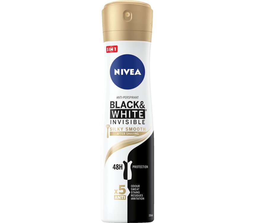 Nivea B&W Spray Silky Smooth 150 ml