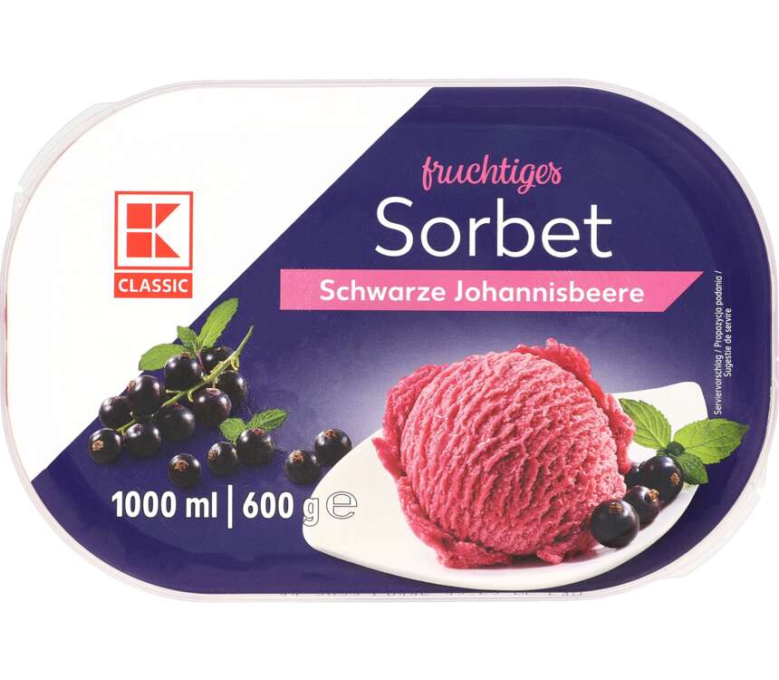 K-Classic Sorbet Czarna Porzeczka 1 L
