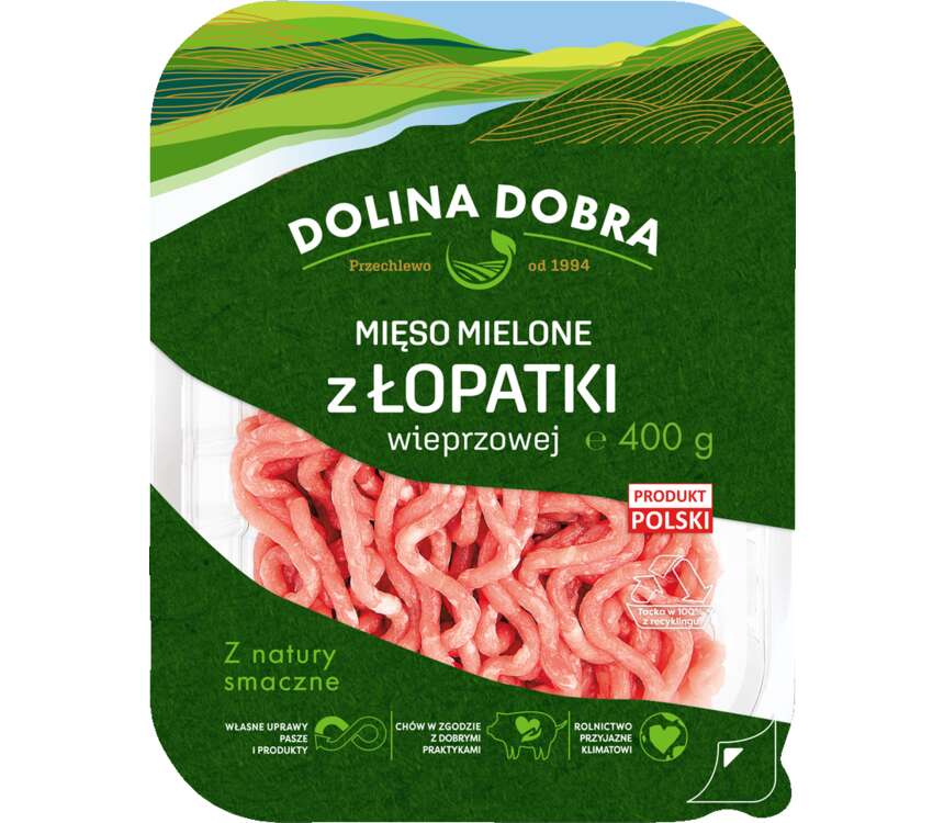 Goodvalley Mięso mielone z łopatki, bez GMO 400 g