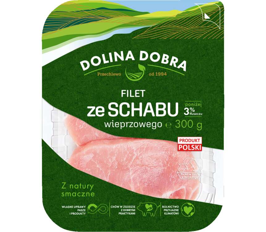 Goodvalley Filet ze schabu wieprzowego, bez GMO 300 g