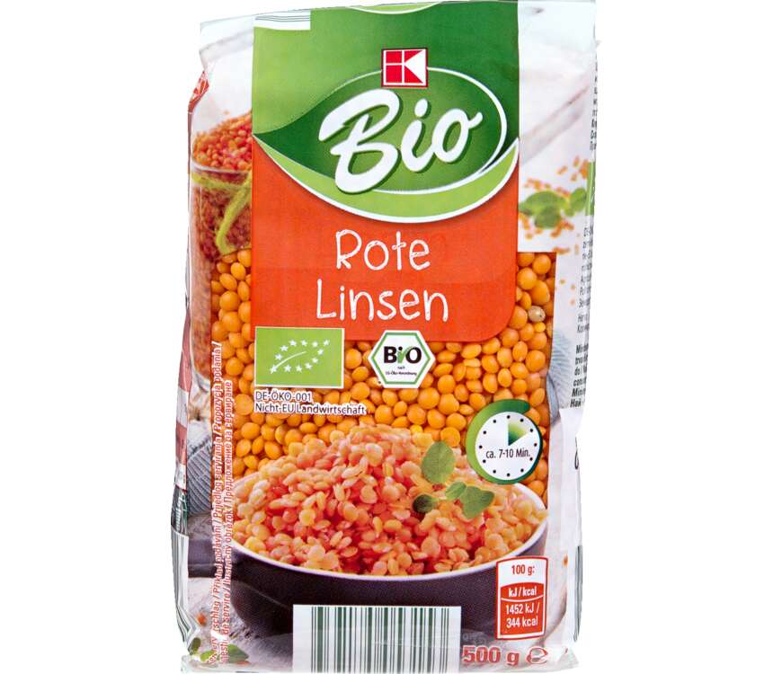 K-Bio Soczewica czerwona 500 g