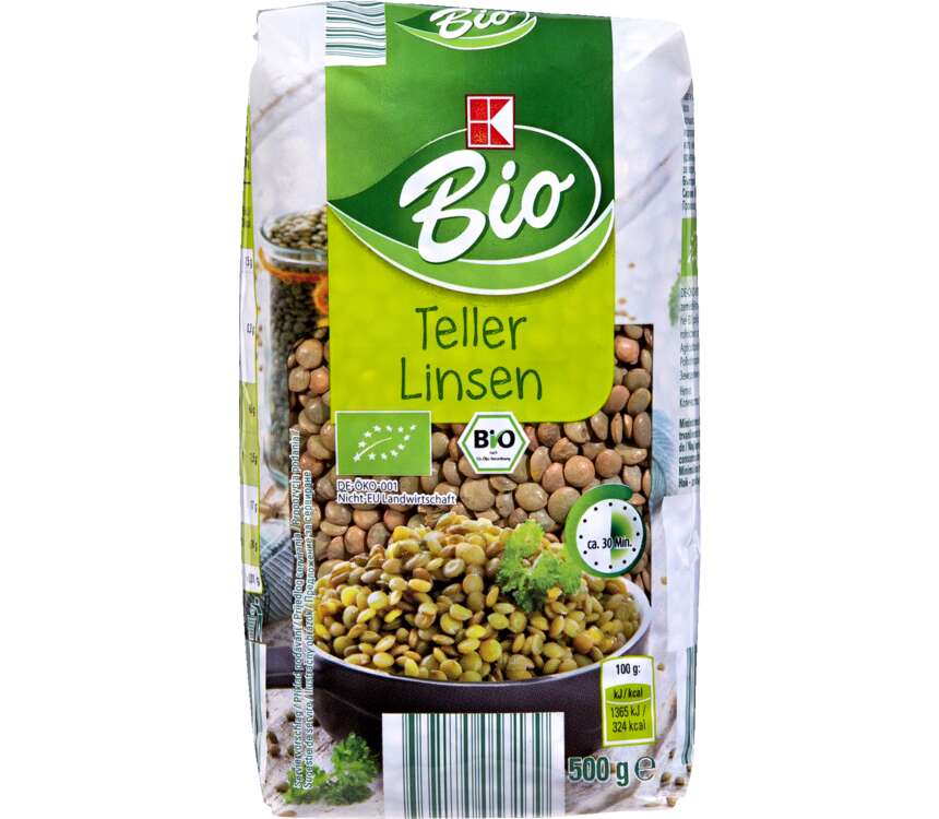 K-Bio Soczewica zielona 500 g