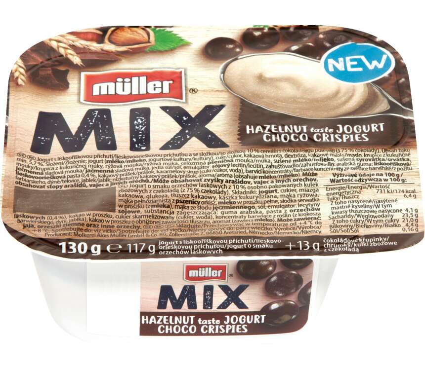 Müller Mix Jogurt mleczna czekolada 130 g