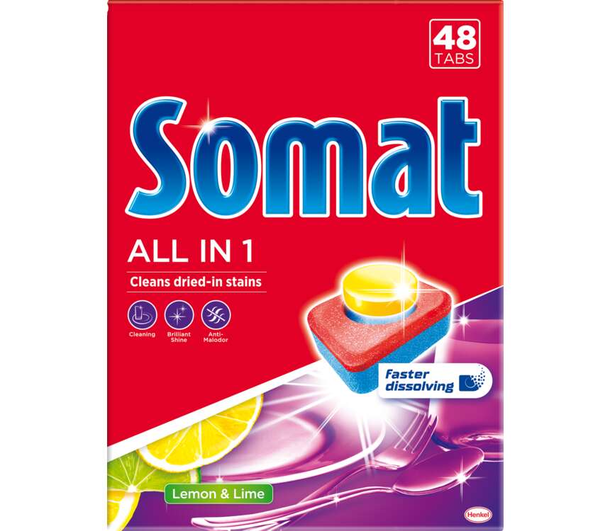 Somat Tabletki d/zmywarki AllinOne Lemon&Lime 48 szt. kaufland.pl