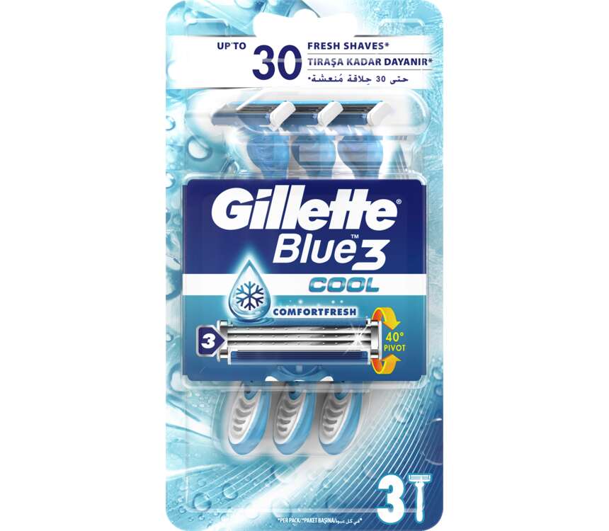 Gillette Blue3 Maszynka jednorazowa  3 szt.