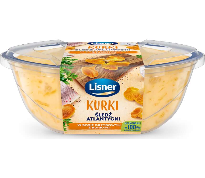 Lisner Filety śledziowe w sosie kurkowym 280 g kaufland.pl