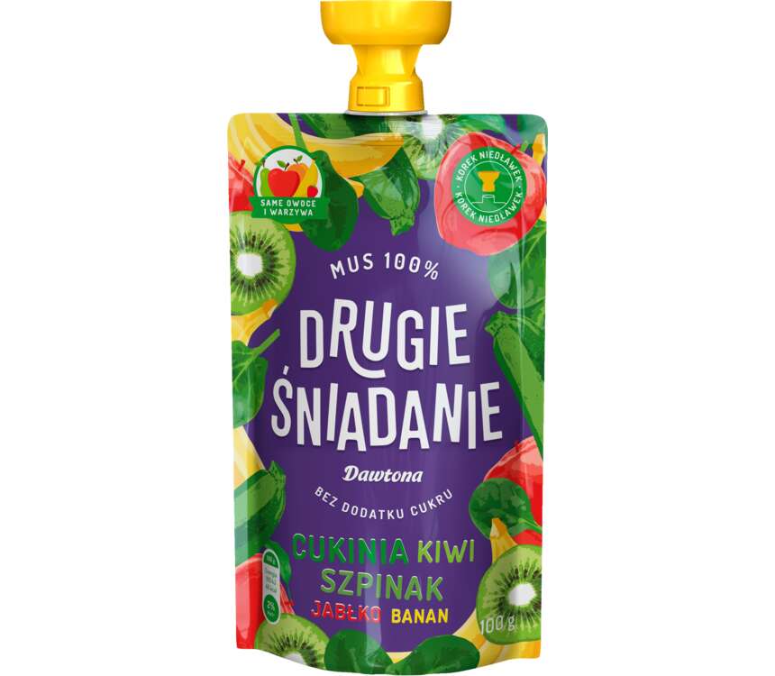 Dawtona Drugie śniadanie Mus cuk-kiwi-szp-jab-ban 100 g kaufland.pl