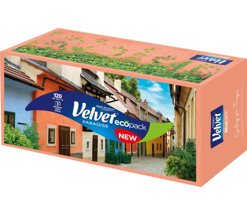 Velvet Paradise Chusteczki higienicz box 120 szt.