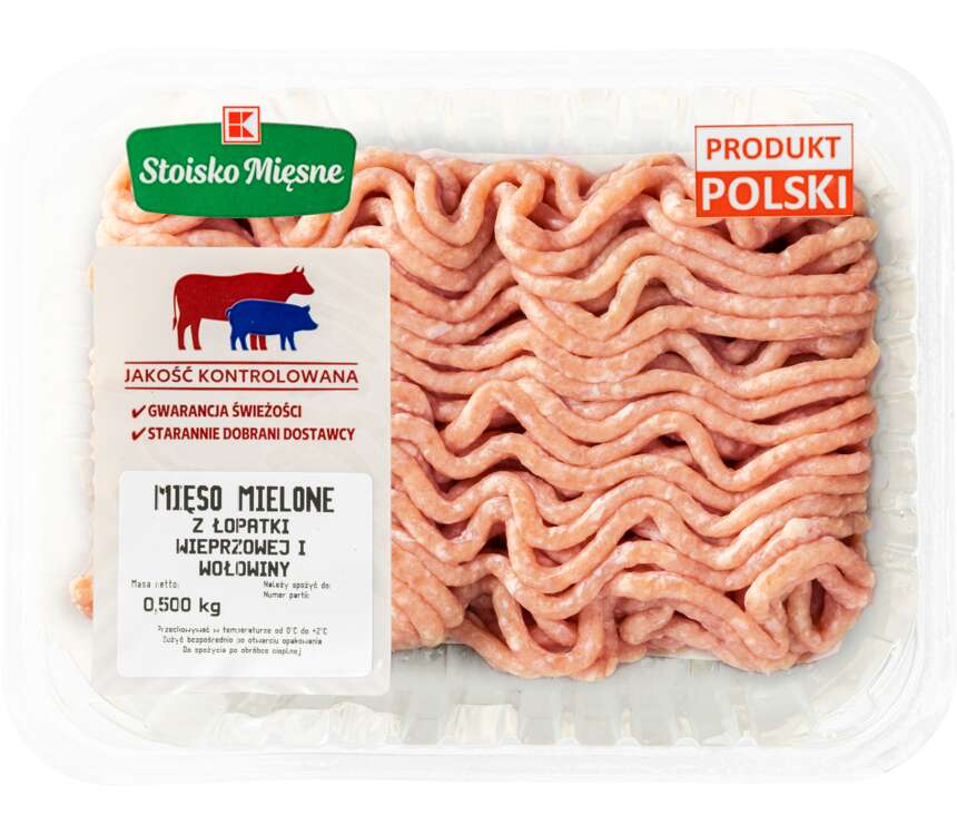 K-STOISKO MIĘSNE Mięso mielone wieprzowo-wołowe 500 g