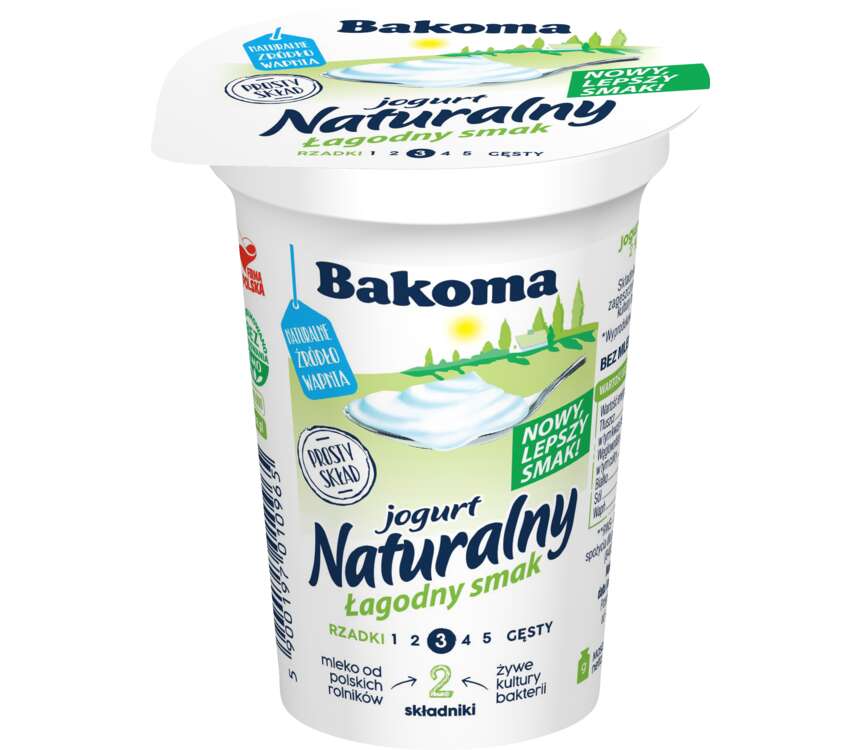 Bakoma Jogurt naturalny tł. 1,5 % 150 g