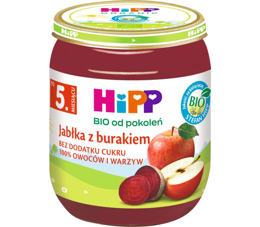 Hipp 5M Deser jabłka MIX 125 g