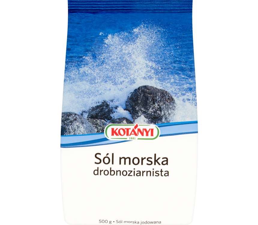 Kotanyi Sól morska drobnoziarnista 500 g kaufland.pl