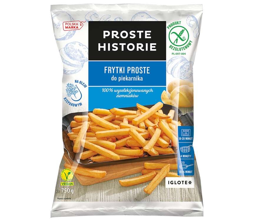 Iglotex Proste Historie Frytki proste do pieca 750 g kaufland.pl