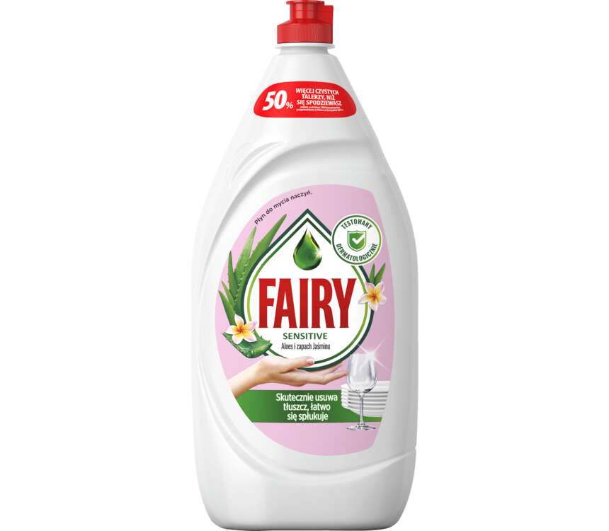 Fairy Płyn do mycia naczyń Sensitive Aloe 1,35 L