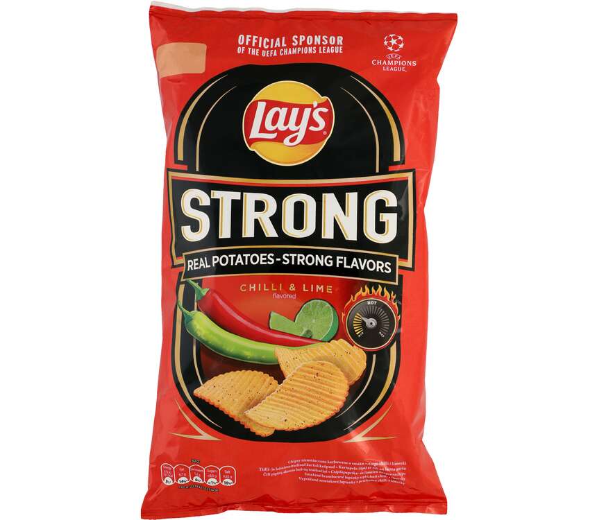 Lays Strong Chipsy karbowane chilli & limonka 130 g kaufland.pl