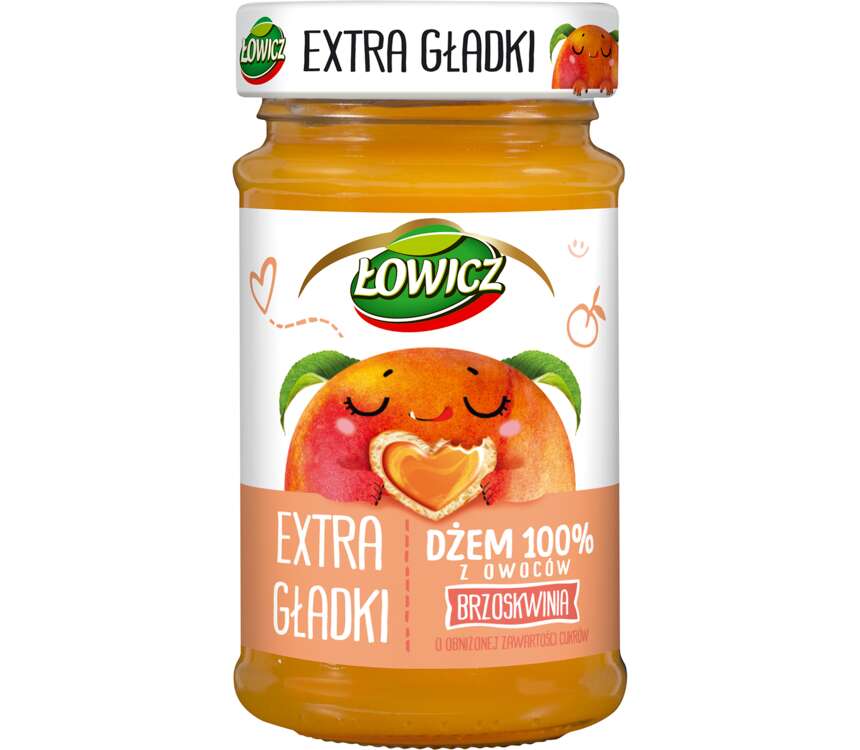Łowicz Dżem 100%brzoskwinia extra gładki 235 g kaufland.pl