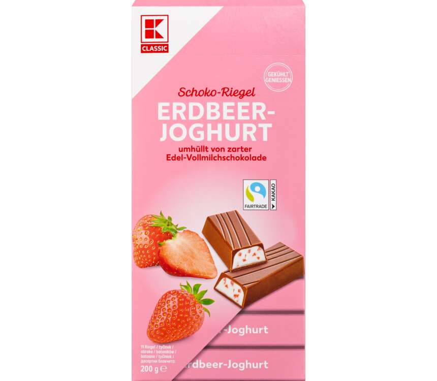 K-Classic Czekolada mleczna nadzienie truskawkow 200 g