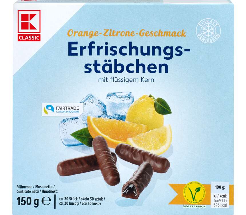 K-Classic Pałeczki nadziewane w czekoladzie 150 g