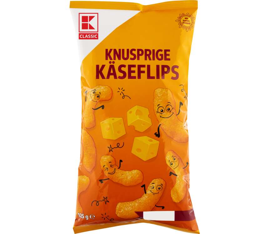 K-Classic Flipsy o smaku serowym 125 g