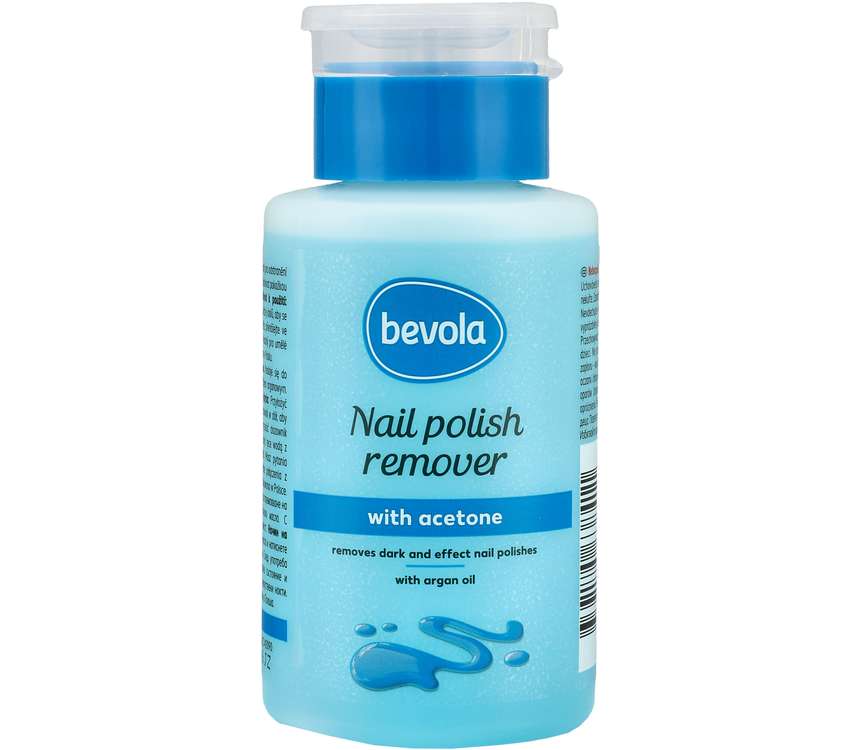 Bevola Zmywacz do paznokci z acetonem 200 ml