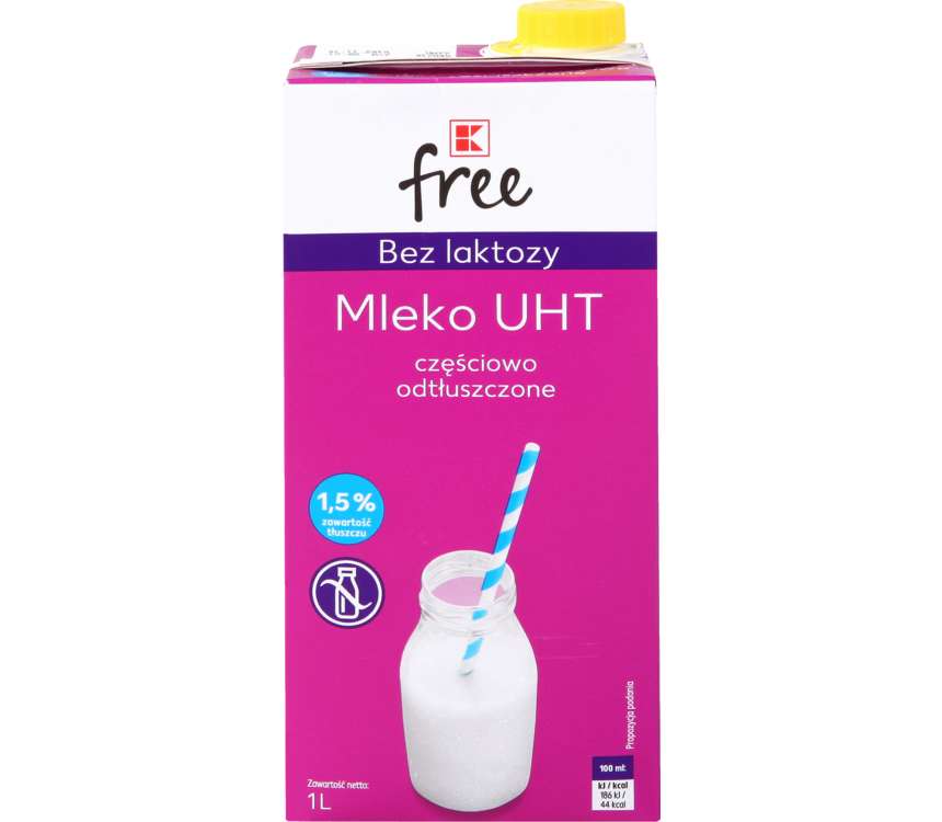 K-ClassicLactosefree Mleko UHT, tł. 1,5% bez laktozy 1 L