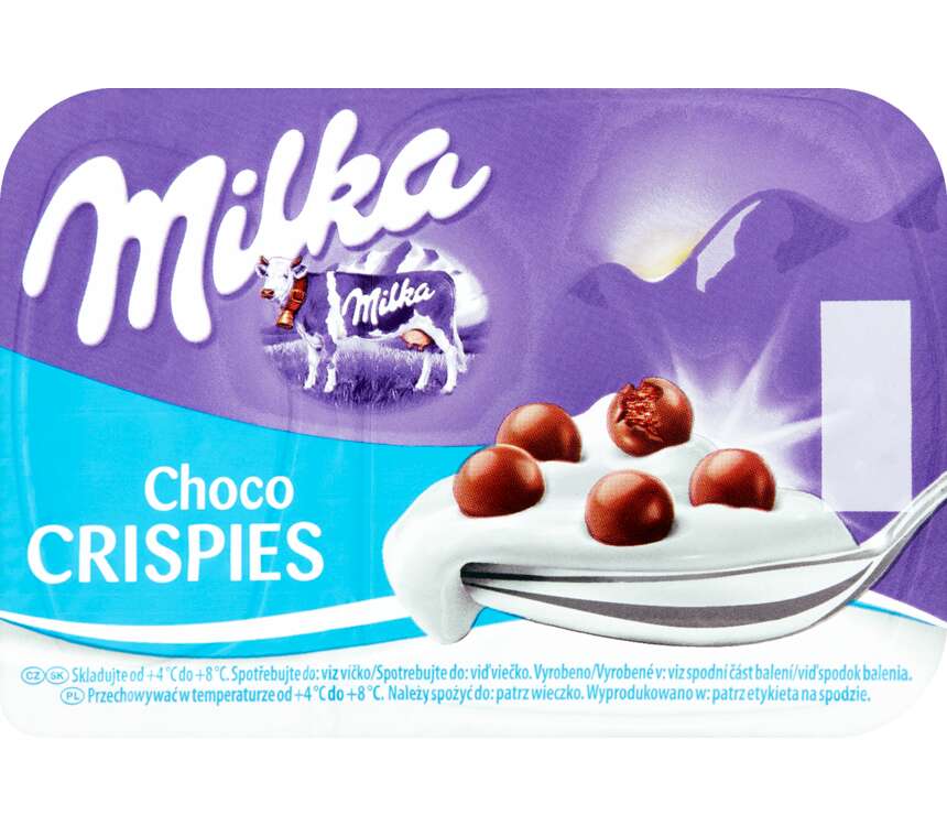 Milka Jogurt Crispies z kulkami zbożowymi 120 g