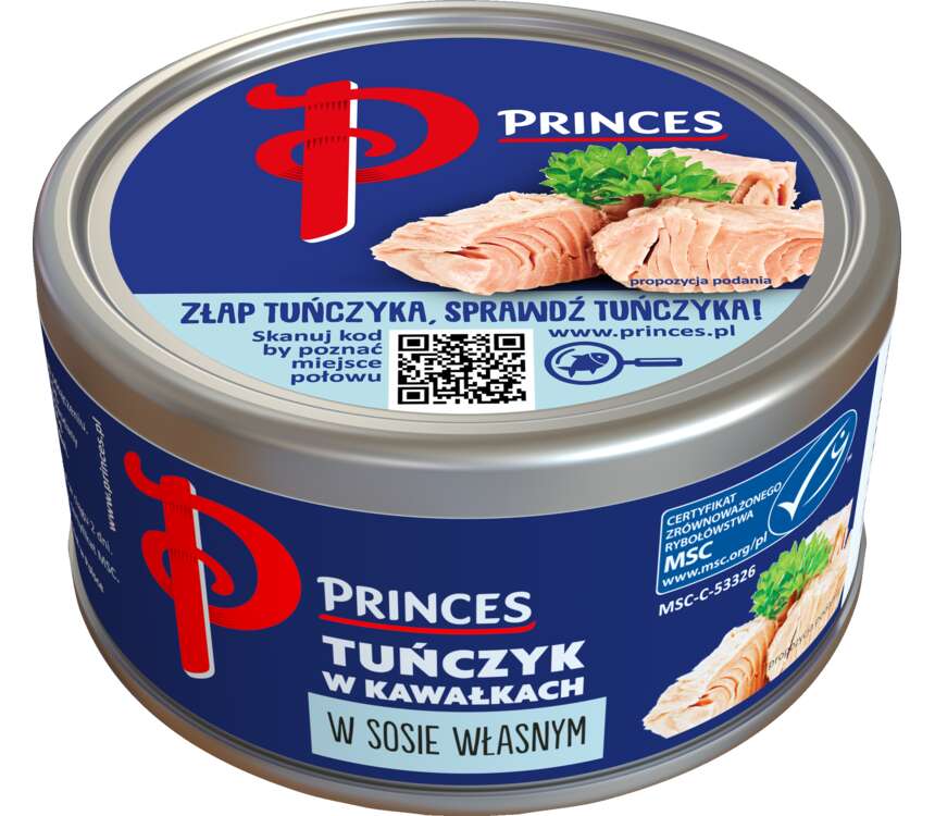 Princes Tuńczyk w kawałkach w sosie własnym 120/170g kaufland.pl