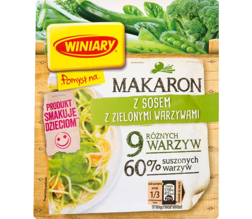 Winiary Pomysł na... Makaron z warzywami zielonymi 35 g kaufland.pl