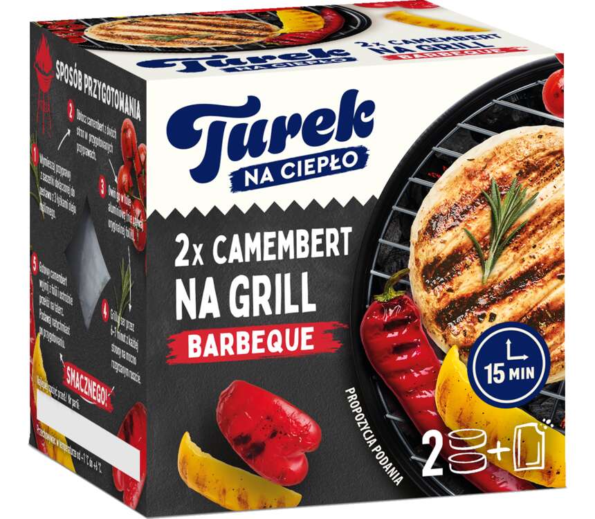 NaTurek Ser na grilla papryka, BBQ 2x100 g