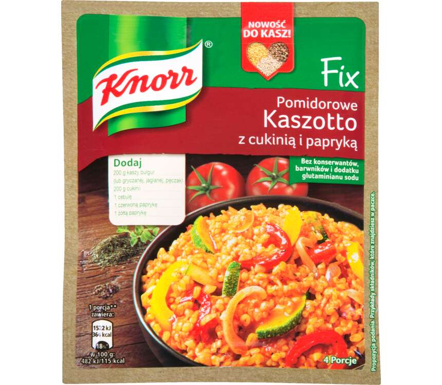 Knorr Fix do kaszotto pomidorowy 46 g kaufland.pl