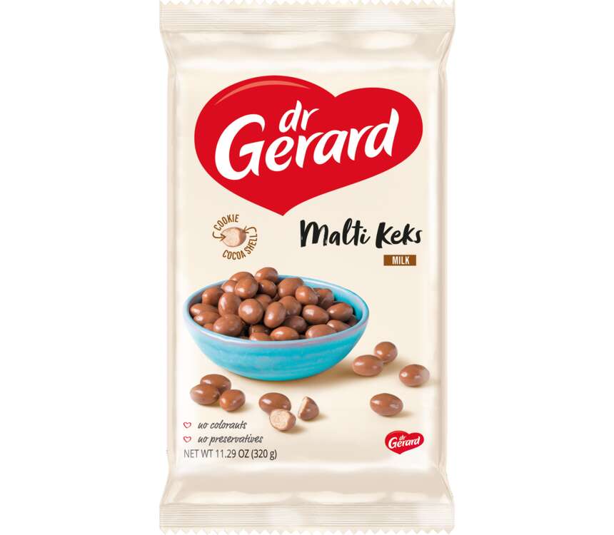 Dr Gerard Maltikeks Draże w czekoladzie mlecznej 320 g