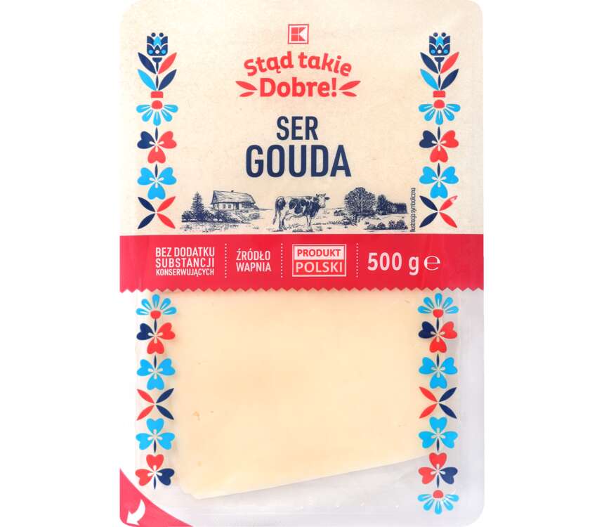 K-Classic Ser Gouda plastry 500 g