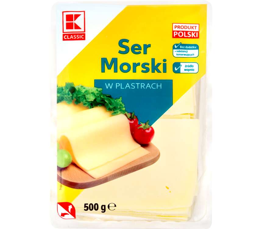 K-Classic Ser Morski w plastrach 500 g