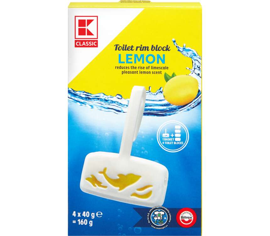 K-Classic Kostki toaletowe do WC Lemon 4x40 g
