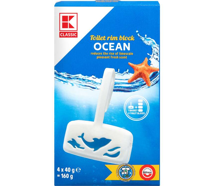 K-Classic Kostki toaletowe do WC Ocean 4x40 g