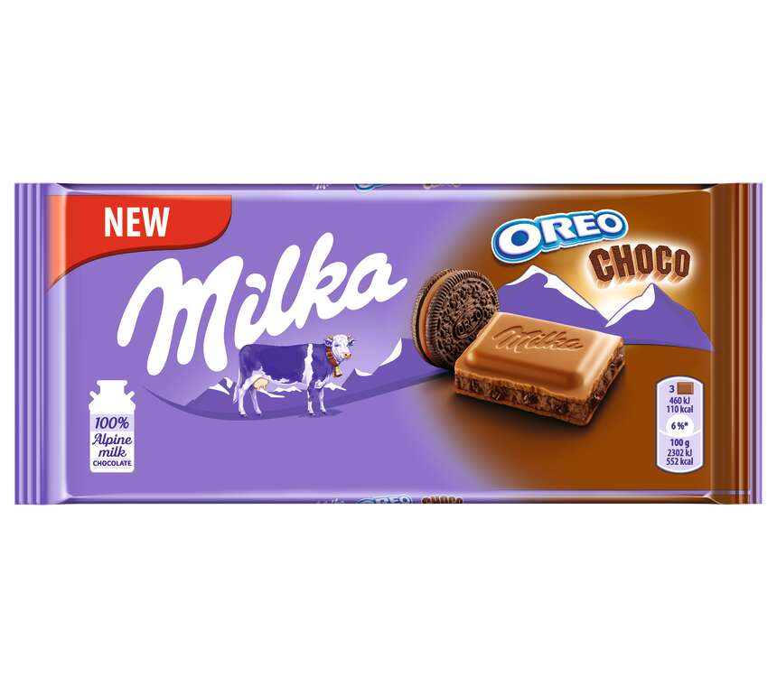 Milka Czekolada mleczna Oreo choco 100 g kaufland.pl