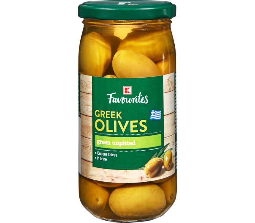 K-Favourites Zielone oliwki całe 350/200g
